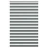 vidaXL Zebra Blind Dark Grey 145x200 cm Fabric Width 140.9 cm Polyester