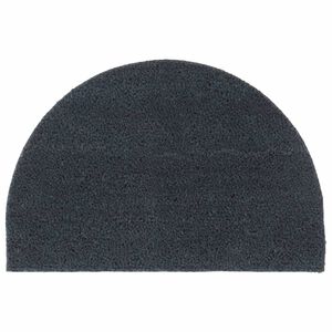 vidaXL Door Mat Dark Grey Half Round 40x60 cm Tufted Coir