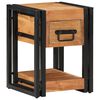 vidaXL Bedside Cabinet Brown 30 x 30 x 40 cm Solid acacia wood