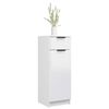 vidaXL Bathroom Cabinet High Gloss White 32x33.5x90 cm Engineered Wood