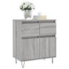 vidaXL Sideboard Grey Sonoma 60x35x70 cm Engineered Wood