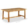 vidaXL Dining Table Solid Mango Wood 180 cm
