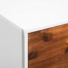 vidaXL Sideboard Solid Acacia Wood 90x33.5x83 cm