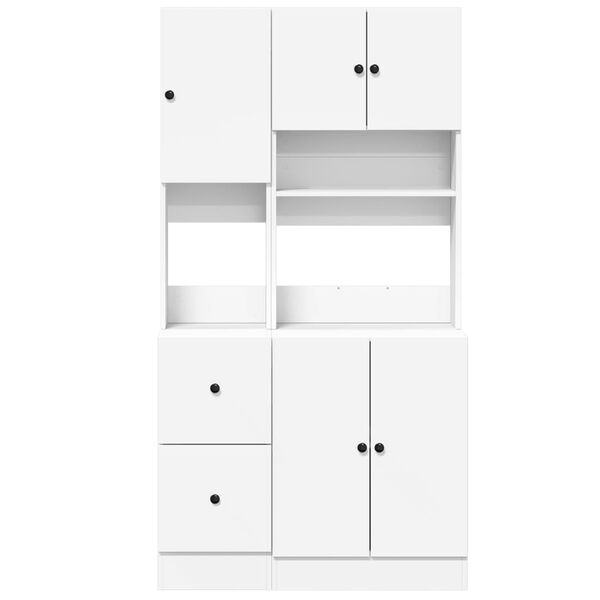 vidaXL Kitchen Cabinet White 95x50x180 cm Engineered Wood