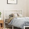 vidaXL Metal Replace Headboard White 100cm