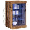 vidaXL LED Sideboard Old Wood 41 x 37 x 67 cm Engineered Wood