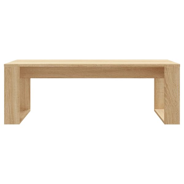 vidaXL Coffee Table Sonoma Oak 102x50x35 cm Engineered Wood