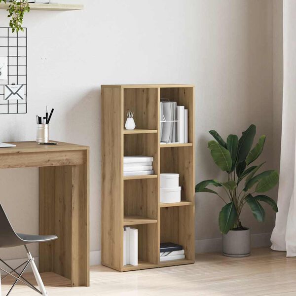 vidaXL Book Cabinet Artisan Oak 50x25x104 cm