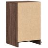 vidaXL Bedside Cabinets with LED Lights 2 pcs Brown Oak Engineered Wood