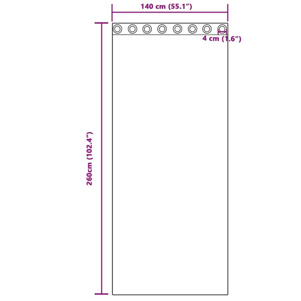 vidaXL Blackout Curtains 2 pcs Light Grey 140 x 260 cm Velvet