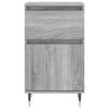 vidaXL Sideboards 2 pcs Grey Sonoma 40x35x70 cm Engineered Wood