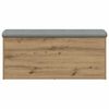 vidaXL Storage Bench Artisan Oak 102x42x45 cm Engineered Wood