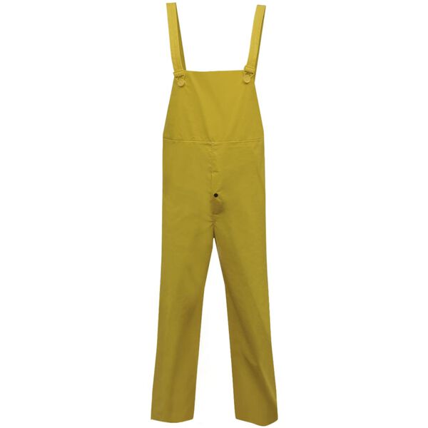 vidaXL Waterproof Heavy-duty 2-piece Rain Suit with Hood Yellow XL