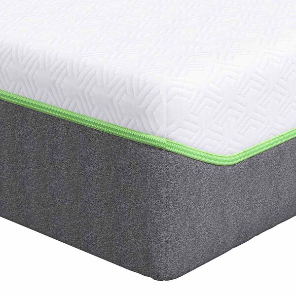 vidaXL Mattress White and Grey 90 x 200 cm Pocket Spring