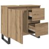 vidaXL Bathroom Sink Cabinet Artisan Oak 65x33x60 cm Engineered Wood
