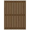 vidaXL Wall Headboard Honey Brown 82.5x3x110 cm Solid Wood Pine