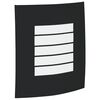 vidaXL Outdoor Wall Light Black 23.5 x 9 x 26 cm