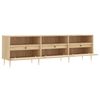 vidaXL TV Cabinet Sonoma Oak 150x30x44.5 cm Engineered Wood
