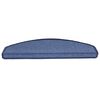 vidaXL Carpet Stair Treads 15 pcs Blue 65x24x4 cm