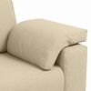 vidaXL Sofa Cream 160 x 77 x 82 cm Fabric