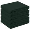 vidaXL Table Cloth 5 pcs Oval Dark Green 130 x 180 cm Polyester