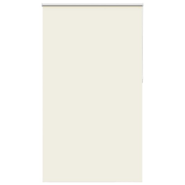 vidaXL Roller Blind Blackout Off White 140x210 cm Fabric Width 136.6 cm Polyester