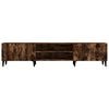vidaXL TV Cabinet Smoked Oak 180x31.5x40 cm Engineered Wood