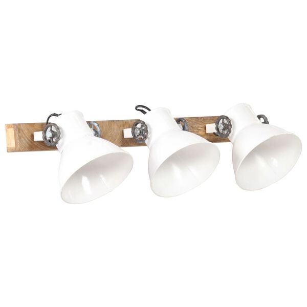 vidaXL Industrial Wall Lamp White 65x25 cm E27