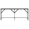 vidaXL Console Table Black 180x29x75 cm Engineered Wood
