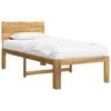 vidaXL Single Bed Frame with Headboard ROSTOCK White 90 x 200 cm