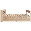 vidaXL Bed Frame without Mattress 180x200 cm Super King Solid Wood Pine