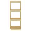 vidaXL Book Cabinet/Room Divider 40x35x103 cm Solid Pinewood