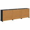 vidaXL Sideboards with Drawer 3 pcs Artisan Oak 70 x 35.5 x 67.5 cm