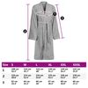 vidaXL Bathrobe KINN Grey XL Cotton