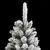 vidaXL Artificial Christmas Tree with 150 LEDs with Stand White 150 cm