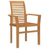 vidaXL Stacking Garden Chair Brown 62.5 x 54.5 x 95.5 cm