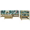 vidaXL 6 Piece Garden Sofa Set Impregnated Wood Pine