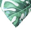 vidaXL Pallet Cushions 3 pcs Leaf Pattern Fabric