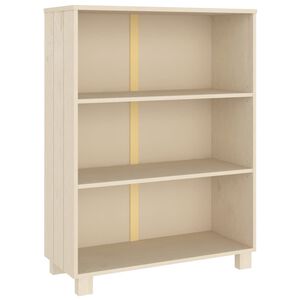 vidaXL Book Cabinet | Honey Brown | Solid Pinewood, MDF | Medium | Book Cabinet