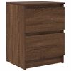 vidaXL TV Cabinet Brown Oak 40x35x54 cm Engineered Wood