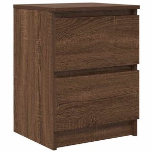 vidaXL TV Cabinet Brown Oak 40x35x54 cm Engineered Wood