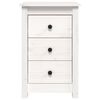 vidaXL Bedside Cabinets 2 pcs White 40x35x61.5 cm Solid Wood Pine