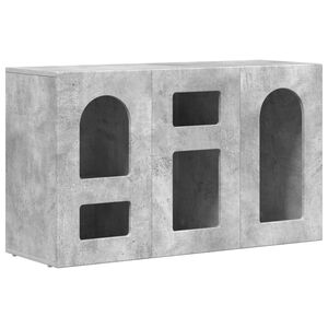 vidaXL Sideboard Concrete Grey 100 x 35 x 59 cm Engineered Wood