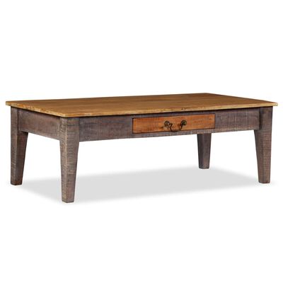 vidaXL Coffee Table Solid Wood Vintage 118x60x40 cm