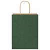vidaXL Paper Bags 50 pcs with Handles Green 21x11x28 cm