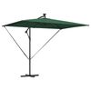 vidaXL Cantilever Banana Parasol Green 294 x 200 x 254 cm