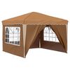vidaXL Pop-up Party Tent Beige 288 x 288 x 245 cm Oxford Fabric