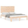 vidaXL Bed Frame without Mattress Small Double Solid Wood Pine