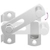 vidaXL Door Latch 2 pcs Silver 70 x 8 mm Steel