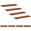 vidaXL Stair Treads 8 pcs 110 x 25 x 2 cm Brown Solid Beech Wood
